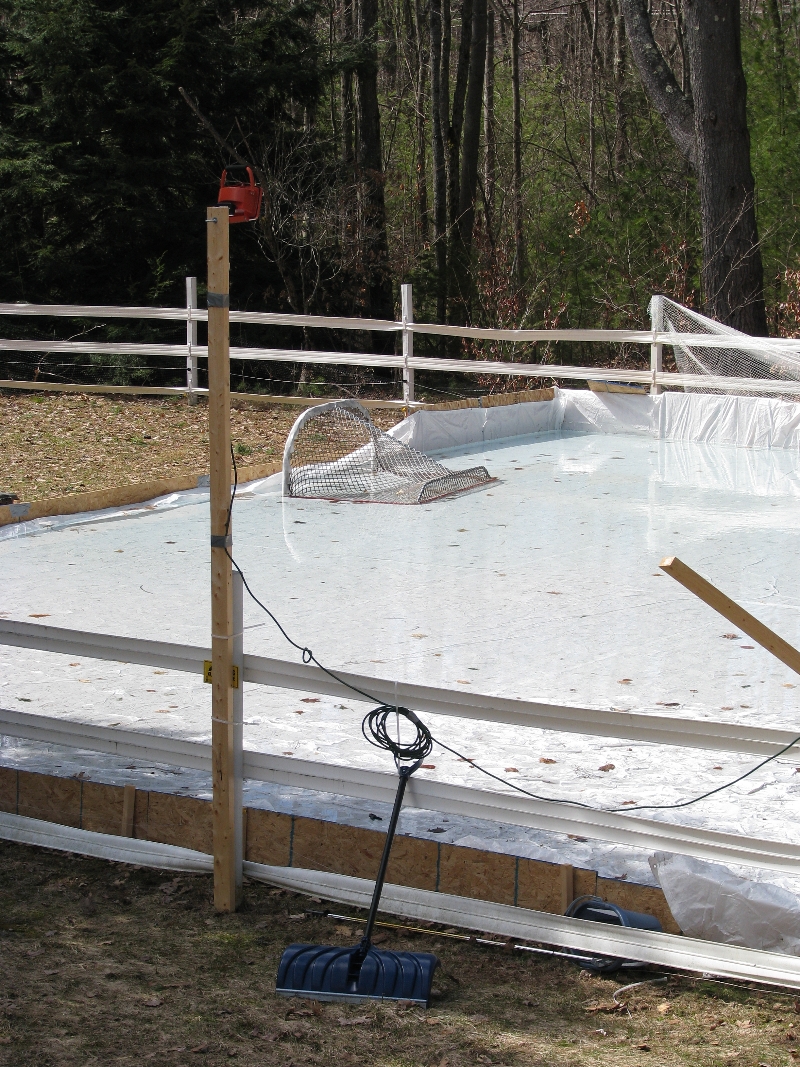 How To Drain, Dismantle, and Store Your Backyard Rink