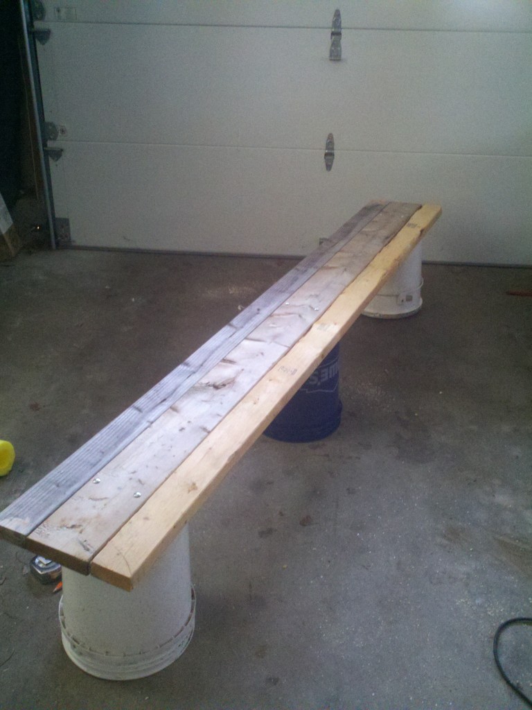 How To Build A Backyard Rink Bench for $20 (or less ...
