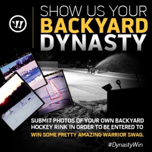 Warrior Wants Pictures of YOUR Backyard Rink